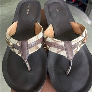 Coach Wedge Flip Flop